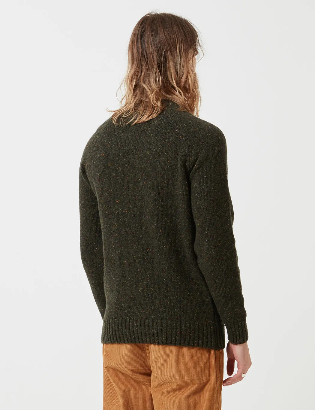 Barbour Netherton Crew Neck Knit - Forest