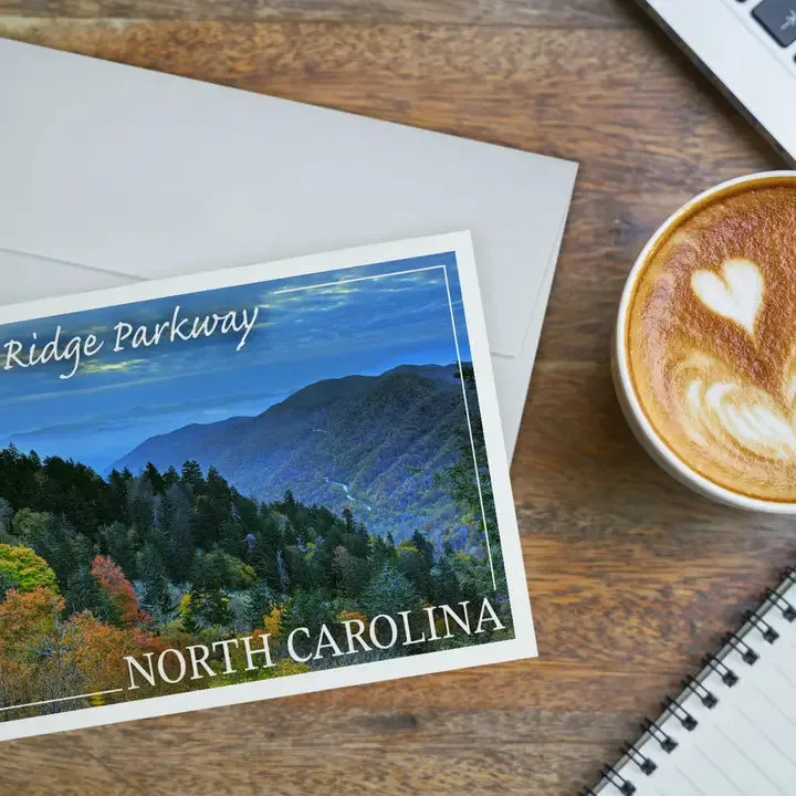 Blue Ridge Parkway Daylight Greeting Card