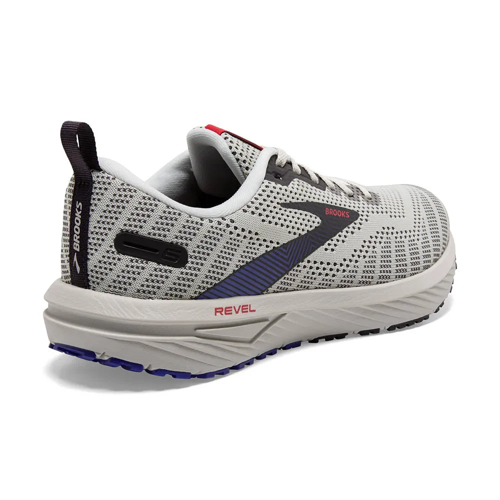 Brooks Revel 6 (Mens) - Dawn Blue/Cayenne/Nine Iron