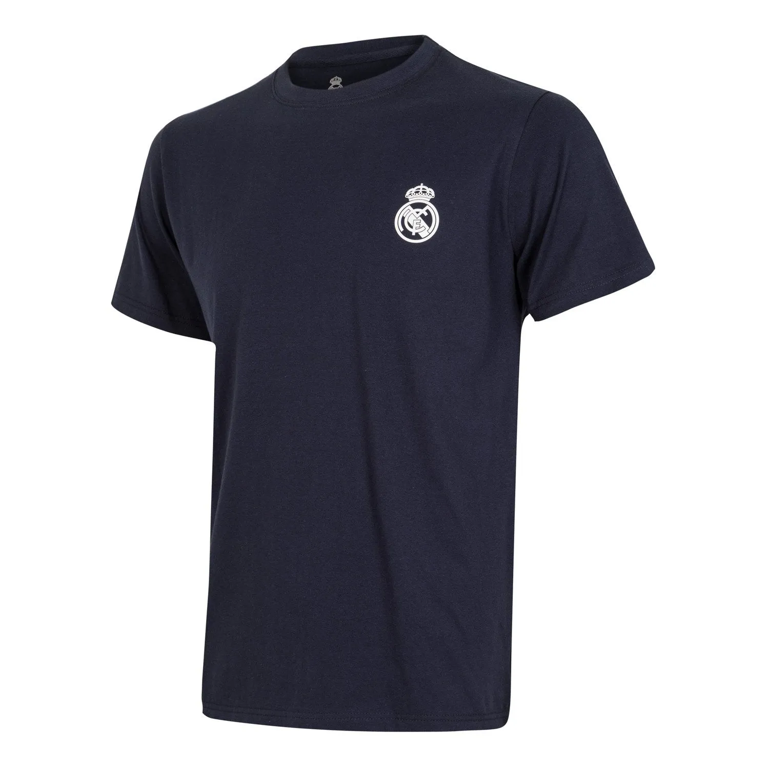 Camiseta Azul Marino Hombre Escudo Monocolor Essentials