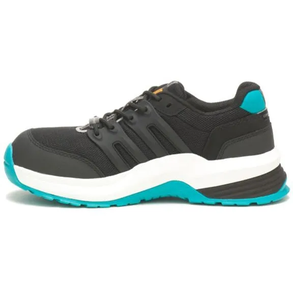 CAT Women's Streamline 2.0  Composite Toe Work Shoe - Black/Teal - P91357