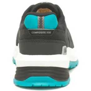 CAT Women's Streamline 2.0  Composite Toe Work Shoe - Black/Teal - P91357