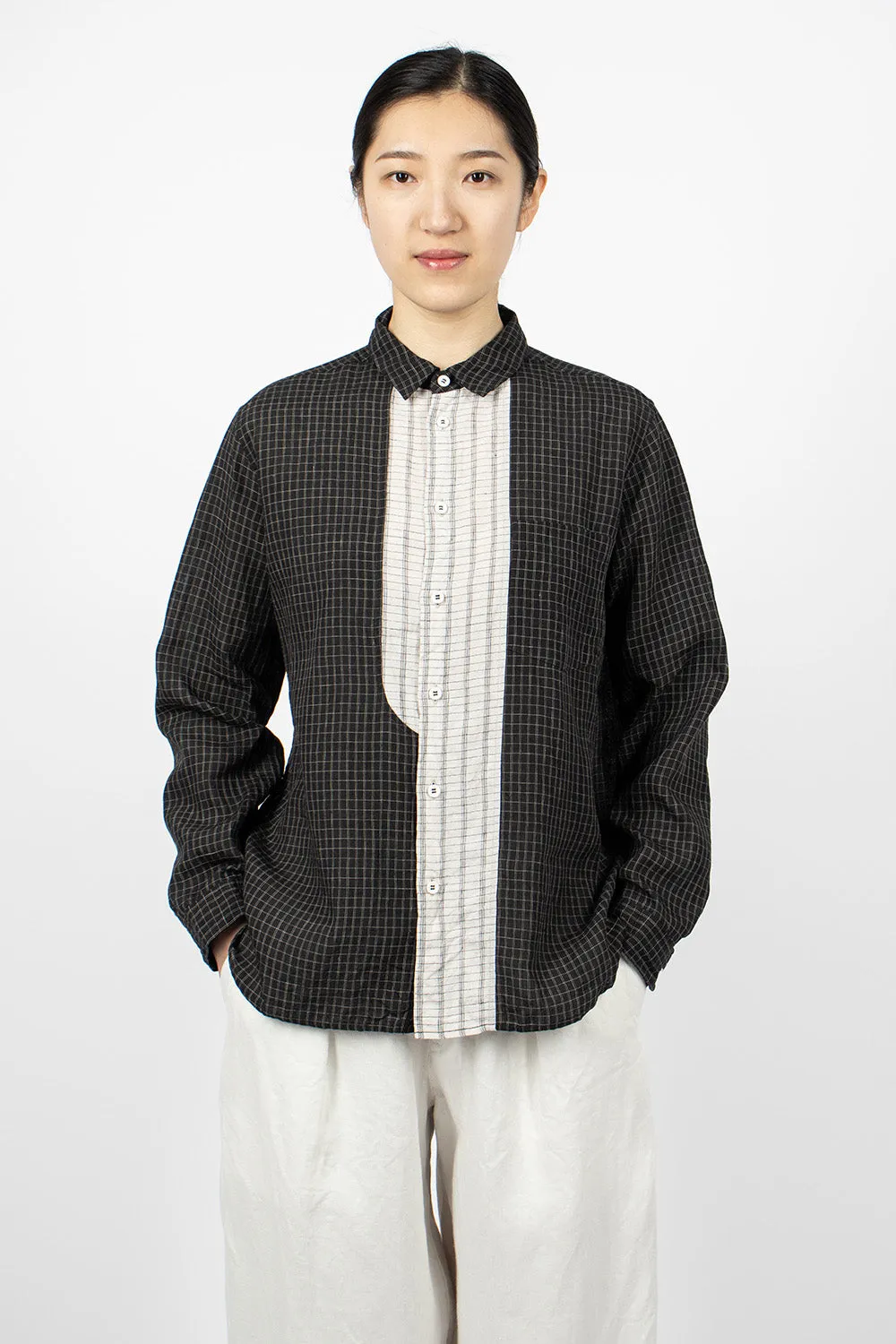 Check Shirt Charcoal