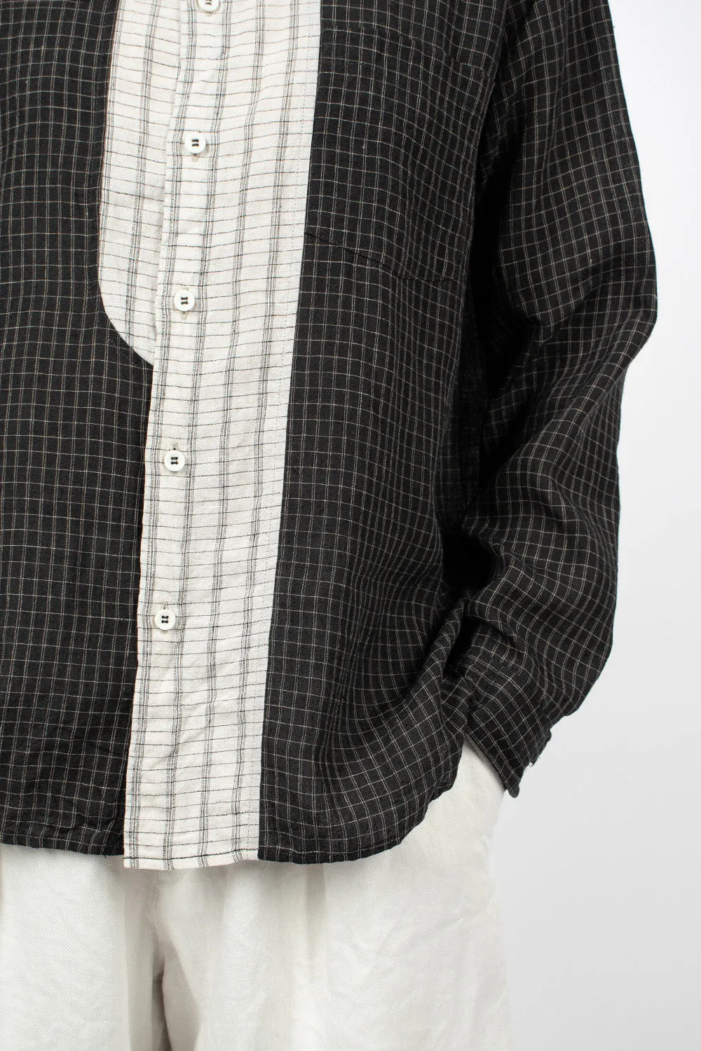 Check Shirt Charcoal