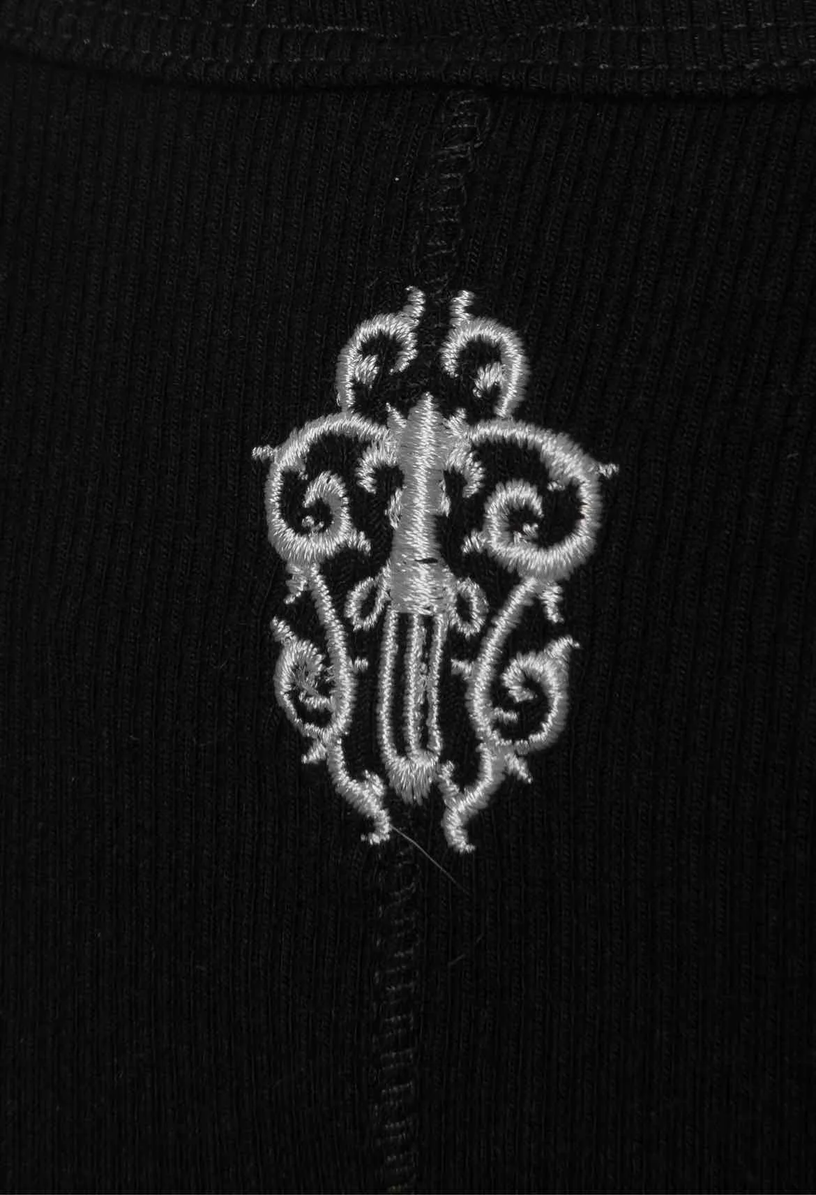 Chrome Hearts Size L Dagger Embroidered Scoop Neck Tank Top