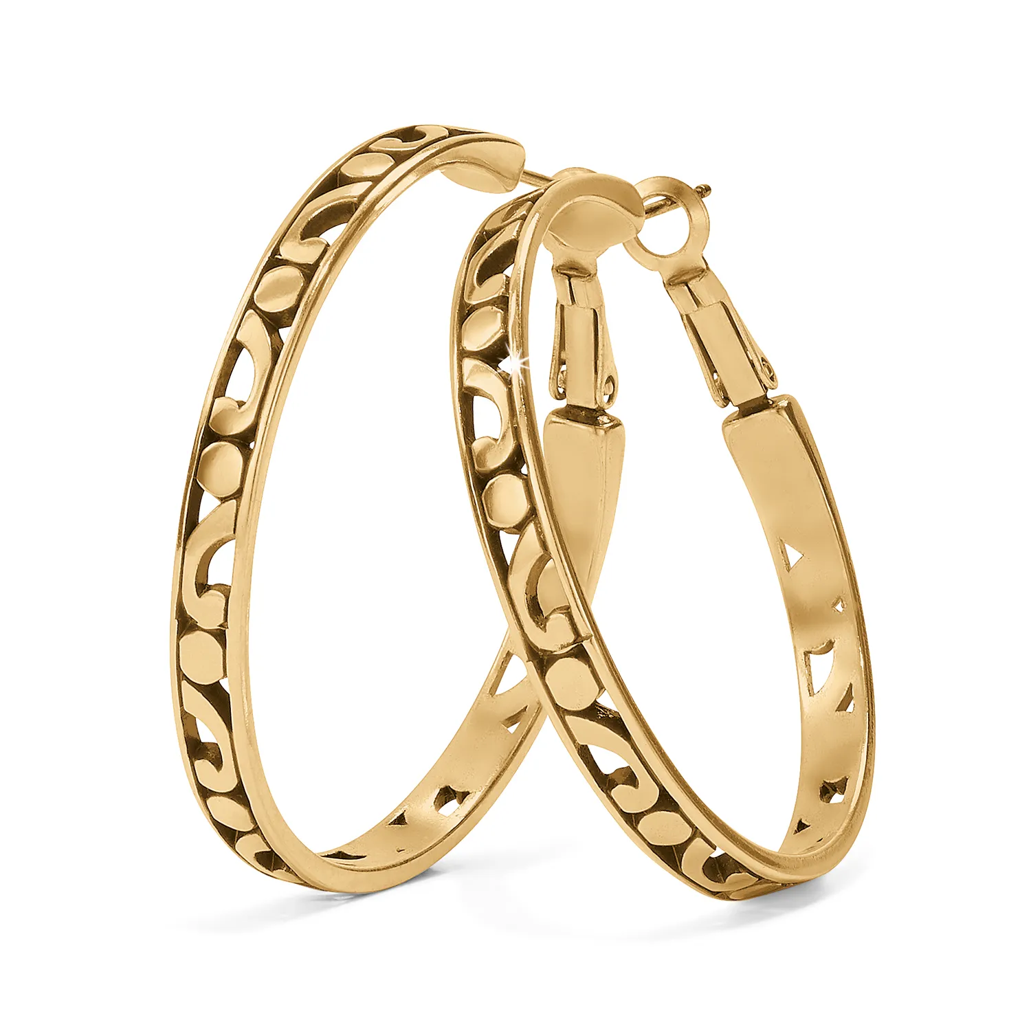 Contempo Large Hoop Earrings by Brighton