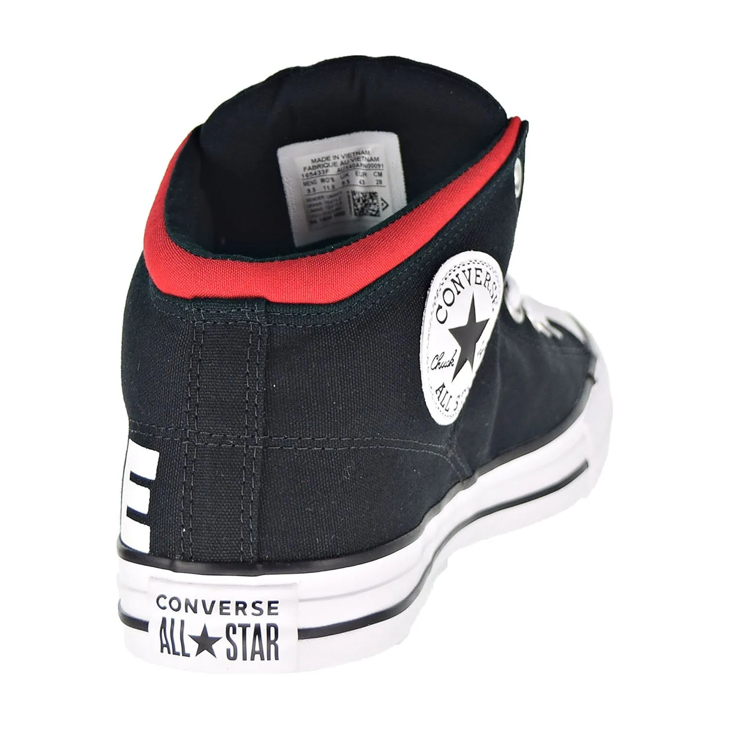 Converse Chuck Taylor All Star High Street Men's Shoes Black-White-Enamel