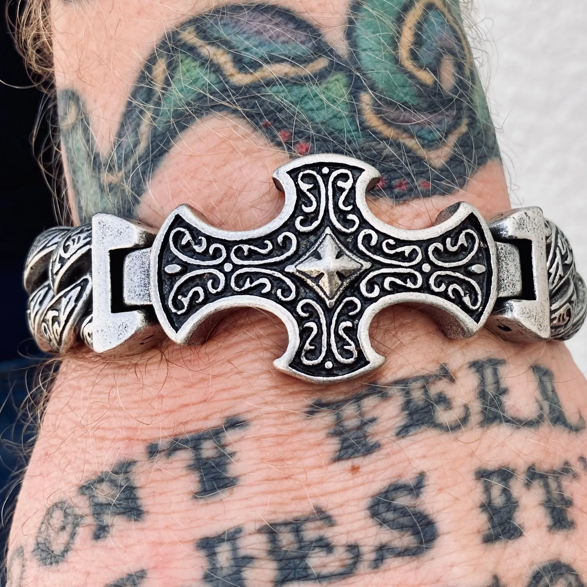 Crusader's Bracelet - The Templar - Brushed - B110