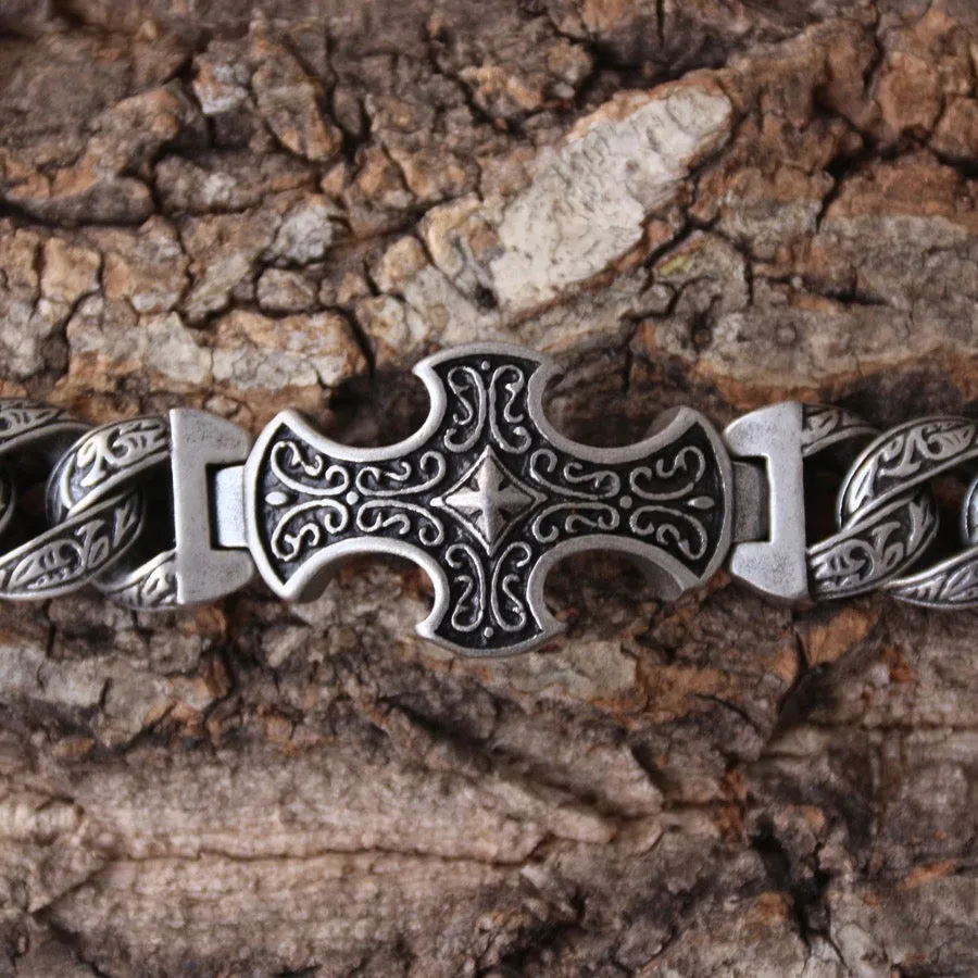 Crusader's Bracelet - The Templar - Brushed - B110