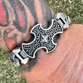 Crusader's Bracelet - The Templar - Brushed - B110