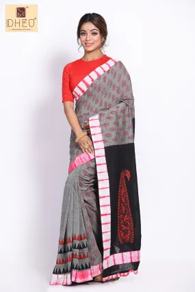 Dheu Exclusive- Handcrafted Fusion Saree