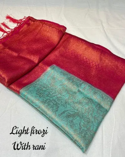 Elegant & Rich Soft Silk Saree With Jacquard Work