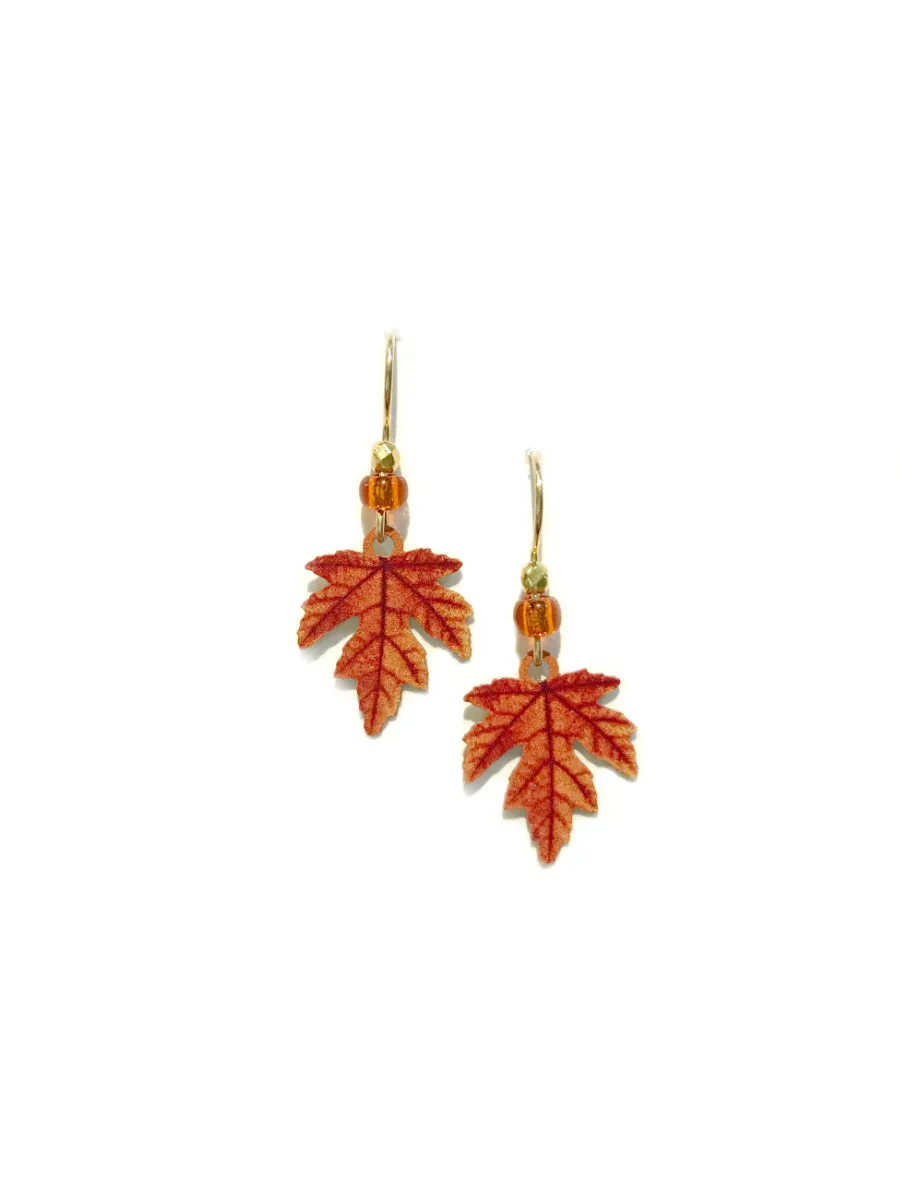 Fall Maple Leaf Dangles by Sienna Sky