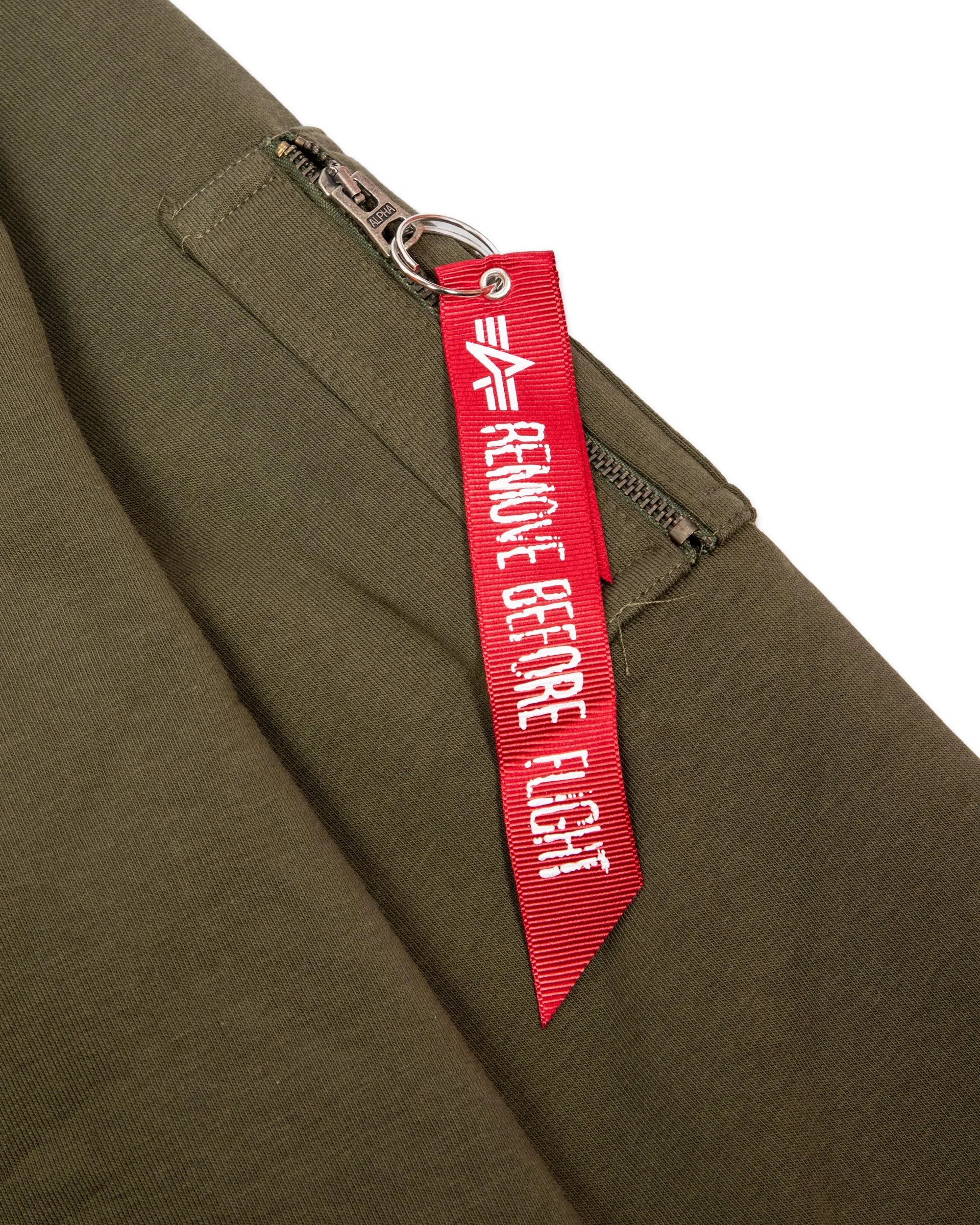 Felpa Uomo Alpha Industries Red Stripe