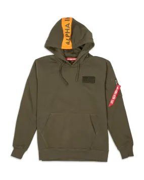 Felpa Uomo Alpha Industries Red Stripe