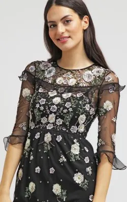 Floral Embroidered Dress