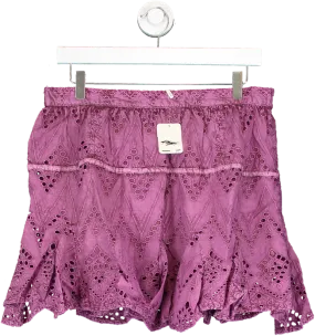 Free People Purple Serenity Mini Skort UK M