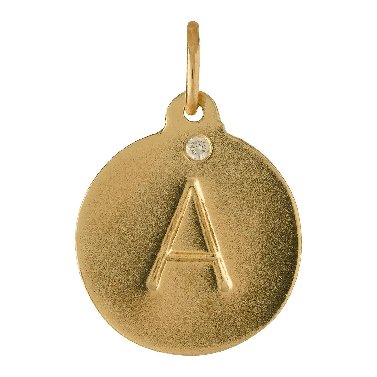 H Alphabet Charm With Diamond