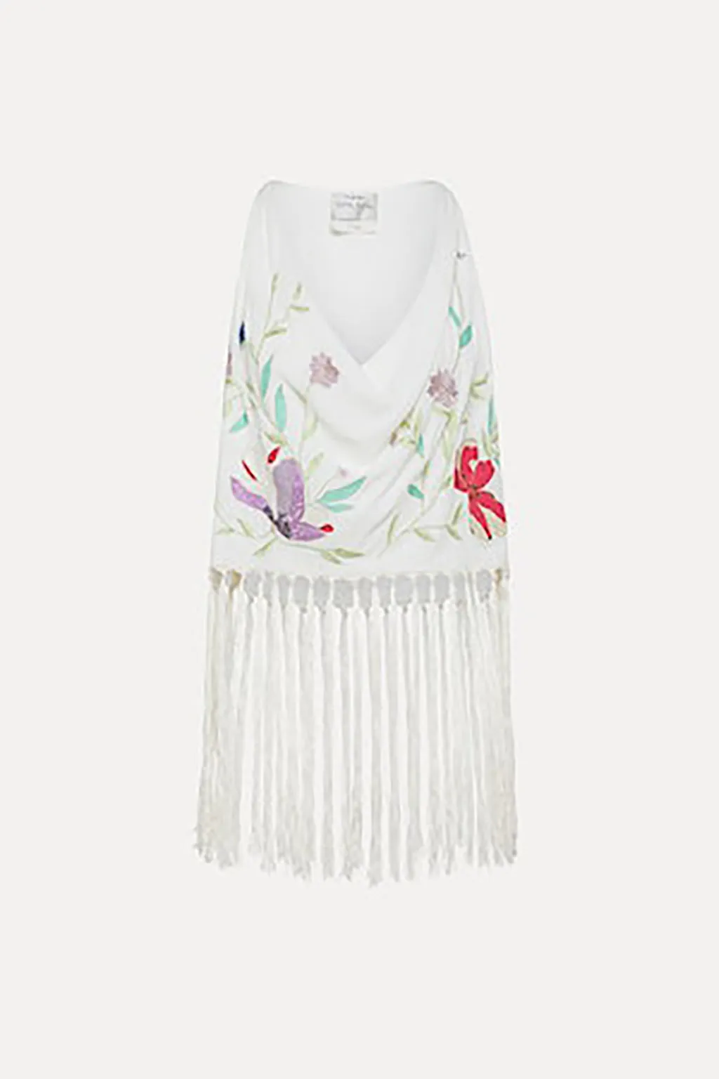 HEAVEN EMBROIDERED CREPE TOP