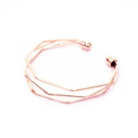 Hexagon Rosegold Bracelet