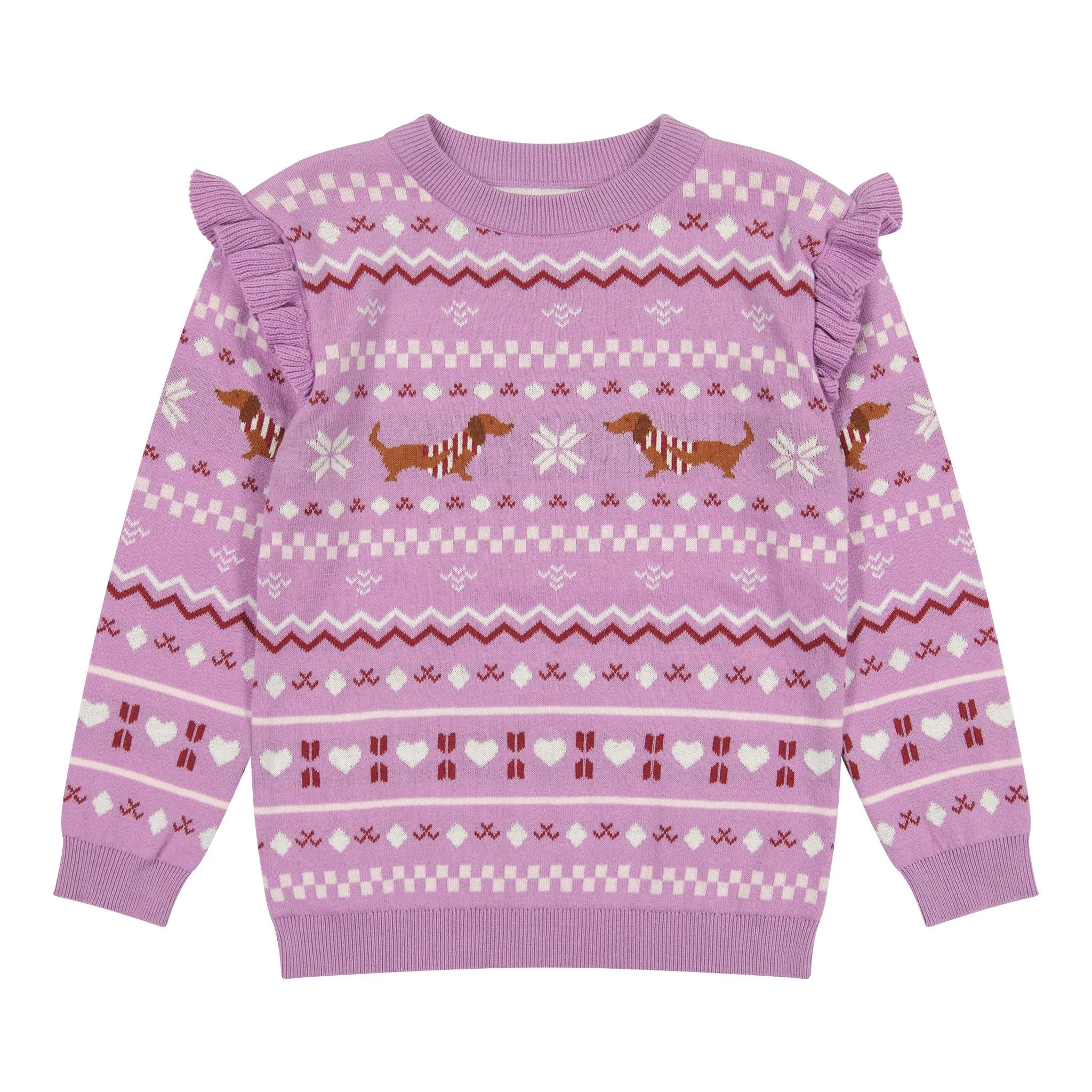 Holiday Sweater Set | Purple