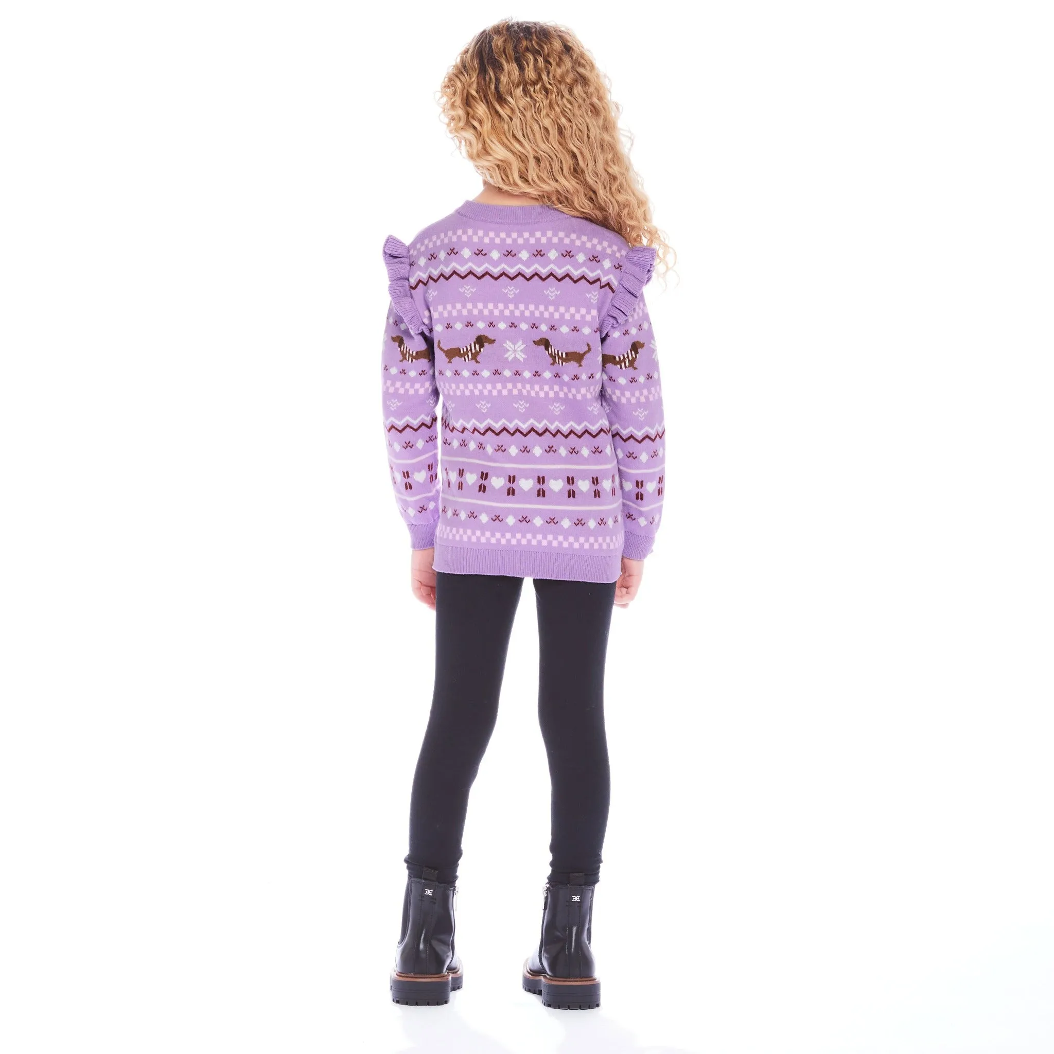 Holiday Sweater Set | Purple