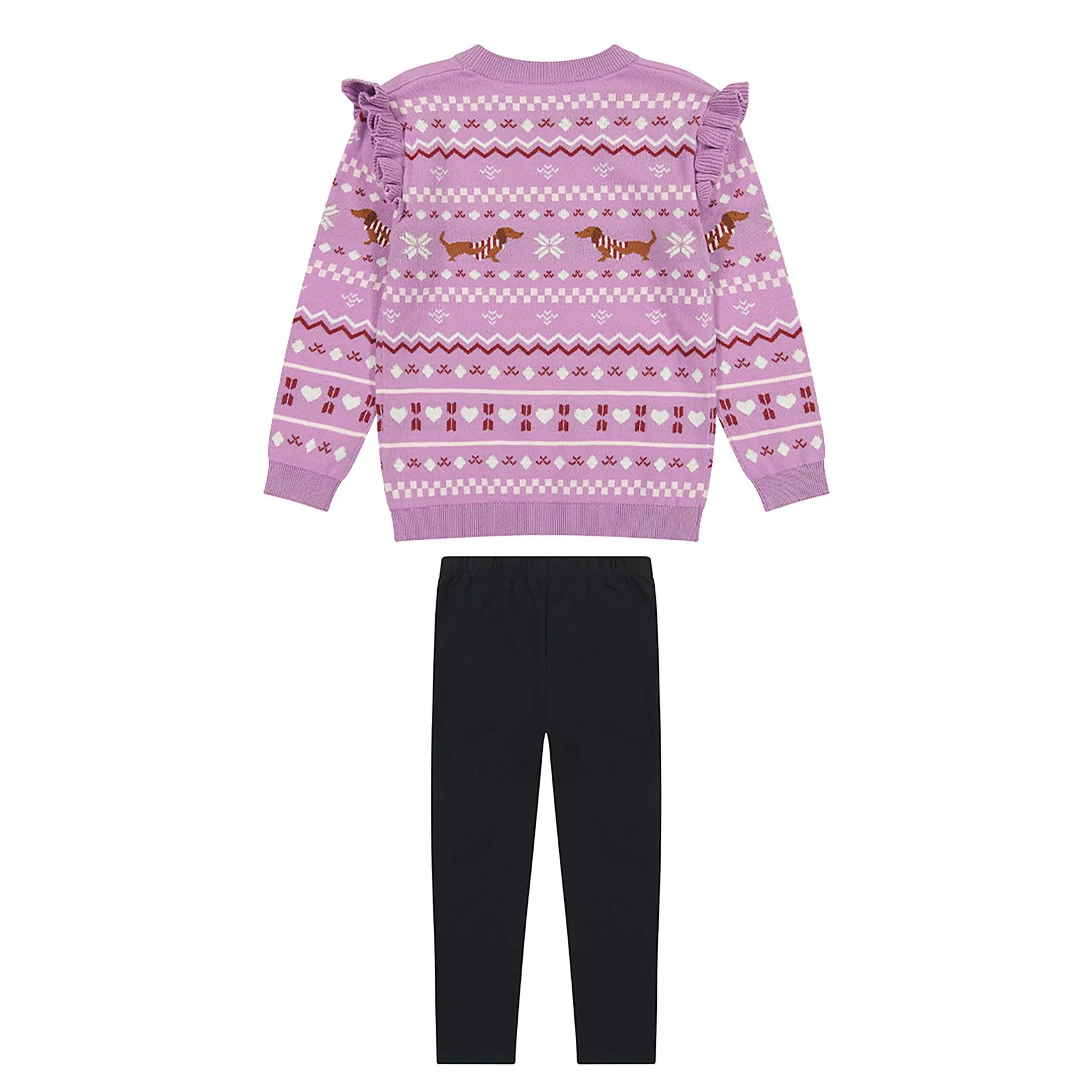 Holiday Sweater Set | Purple