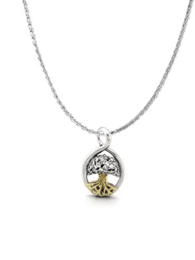 John Medeiros Tree of Life Pendant w/ Chain - K4014-AF03