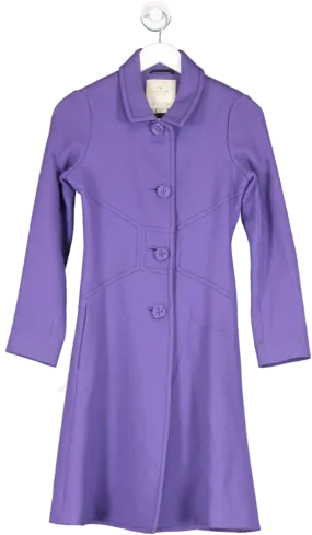 Kate Spade Purple Tiera Coat UK XXS