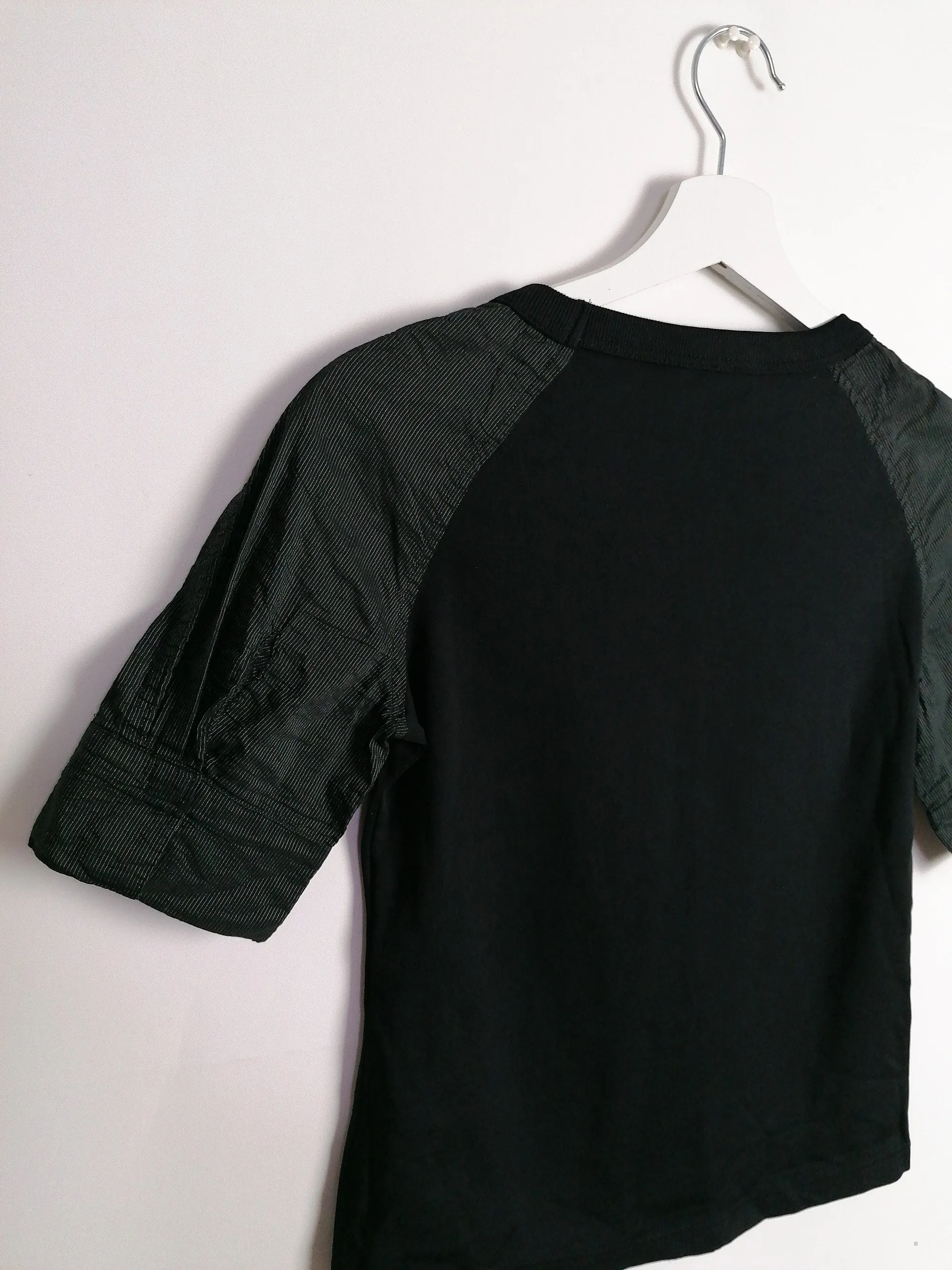 MARC CAIN Puffy Sleeves Top in Black - size XS-S