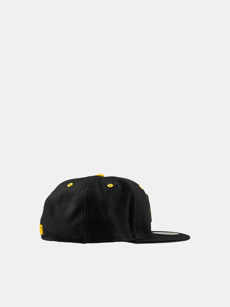 New Era 59FIFTY Pittsburgh Pirates Outline Poly-Mesh - Black / Yellow