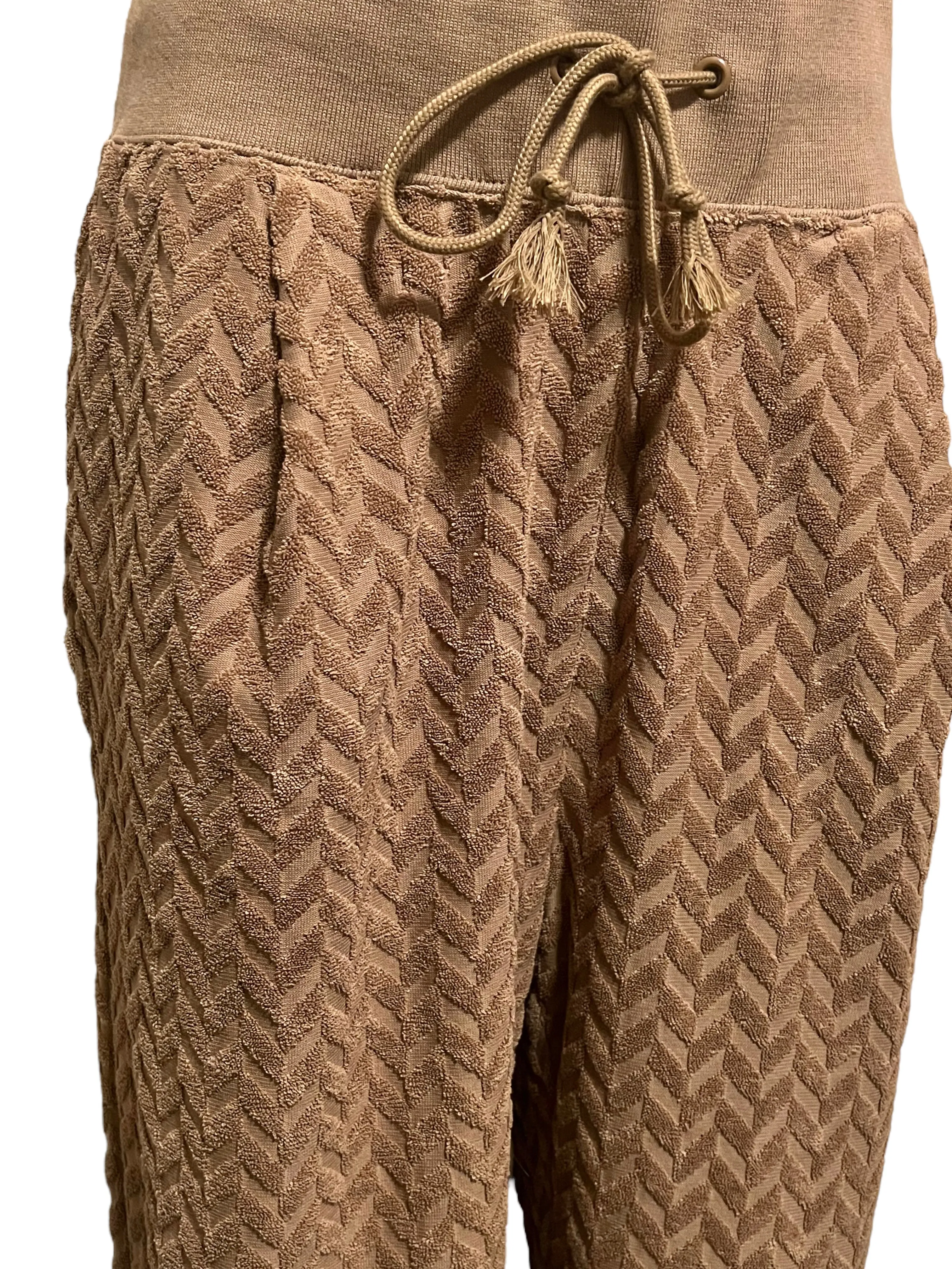 Nike Size M Dark Driftwood/Hemp Phoenix Fleece High Waisted Joggers