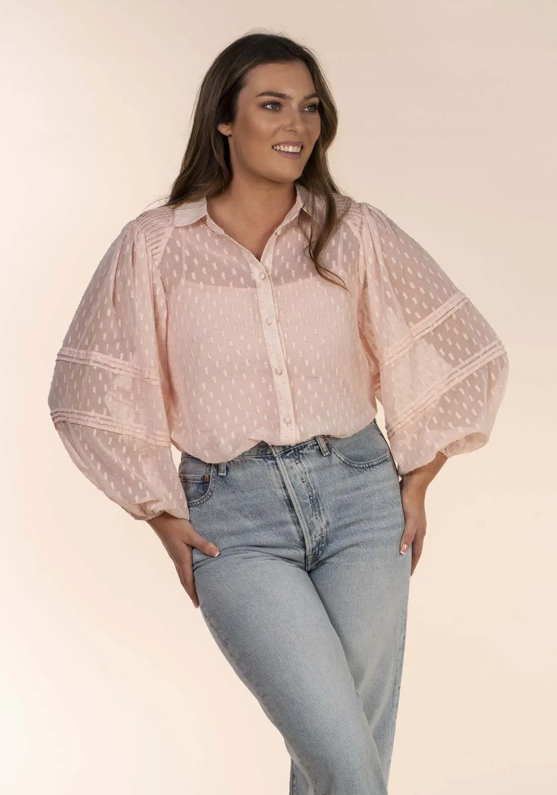 Olivia Blouse - Pink