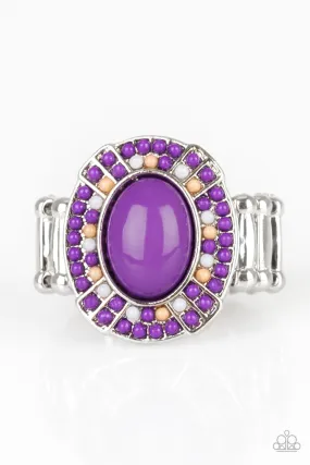 Paparazzi Colorfully Rustic - Purple Ring