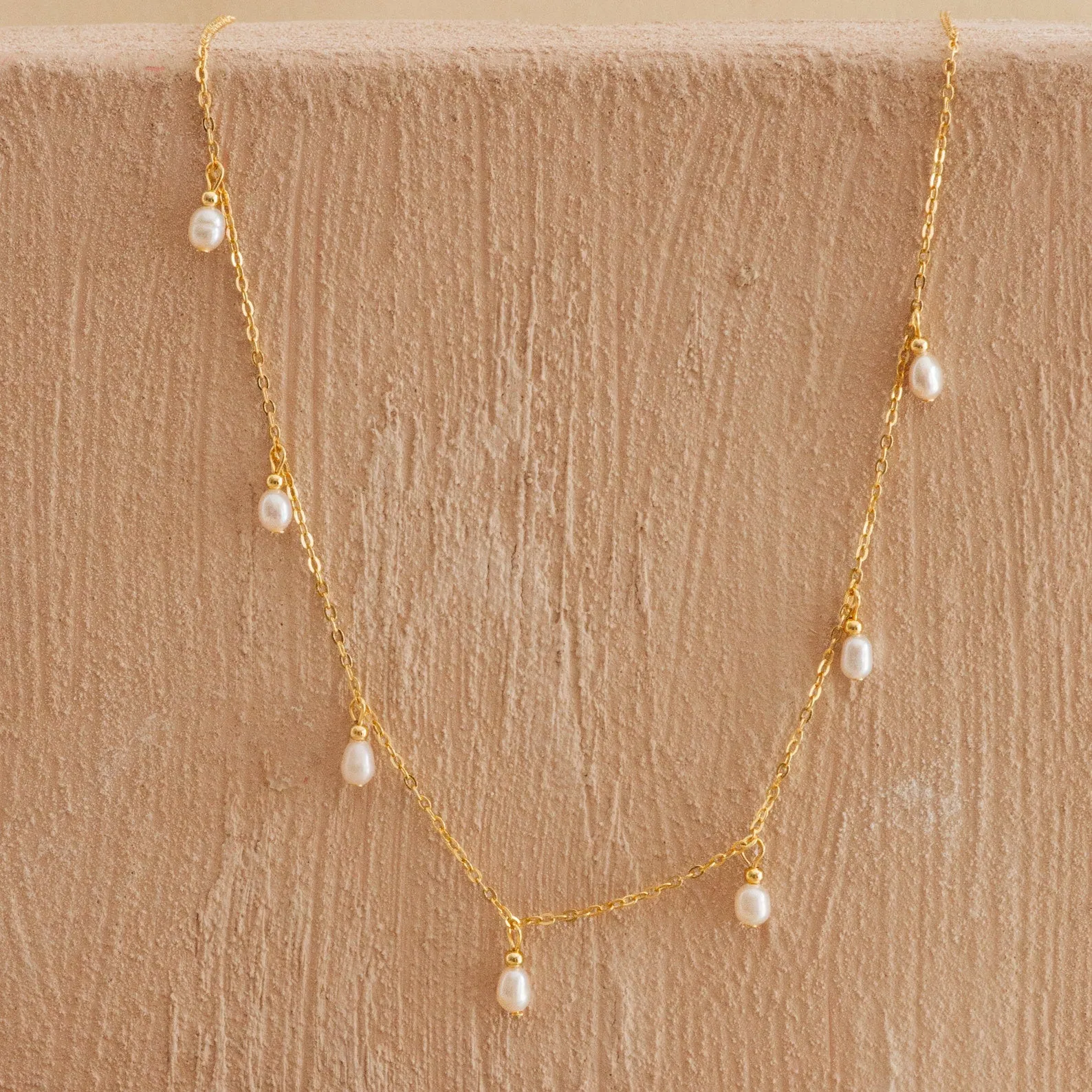 Pearl Station Necklace