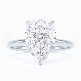 Perfect Solitaire - Pear Engagement Ring