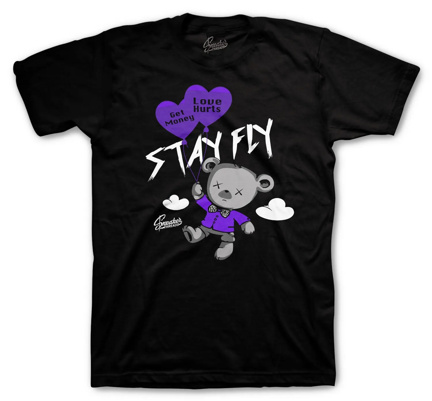 Retro 1 Court Purple Money Over Love Shirt