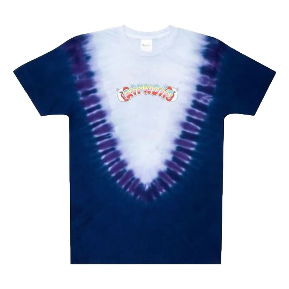 RIPNDIP IN A HAZE TEE-PURPLE U-DYE