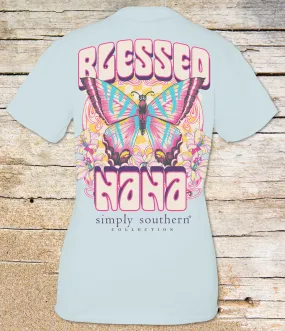 Simply Southern Retro Rock 'Blessed Nana' Butterfly Tee