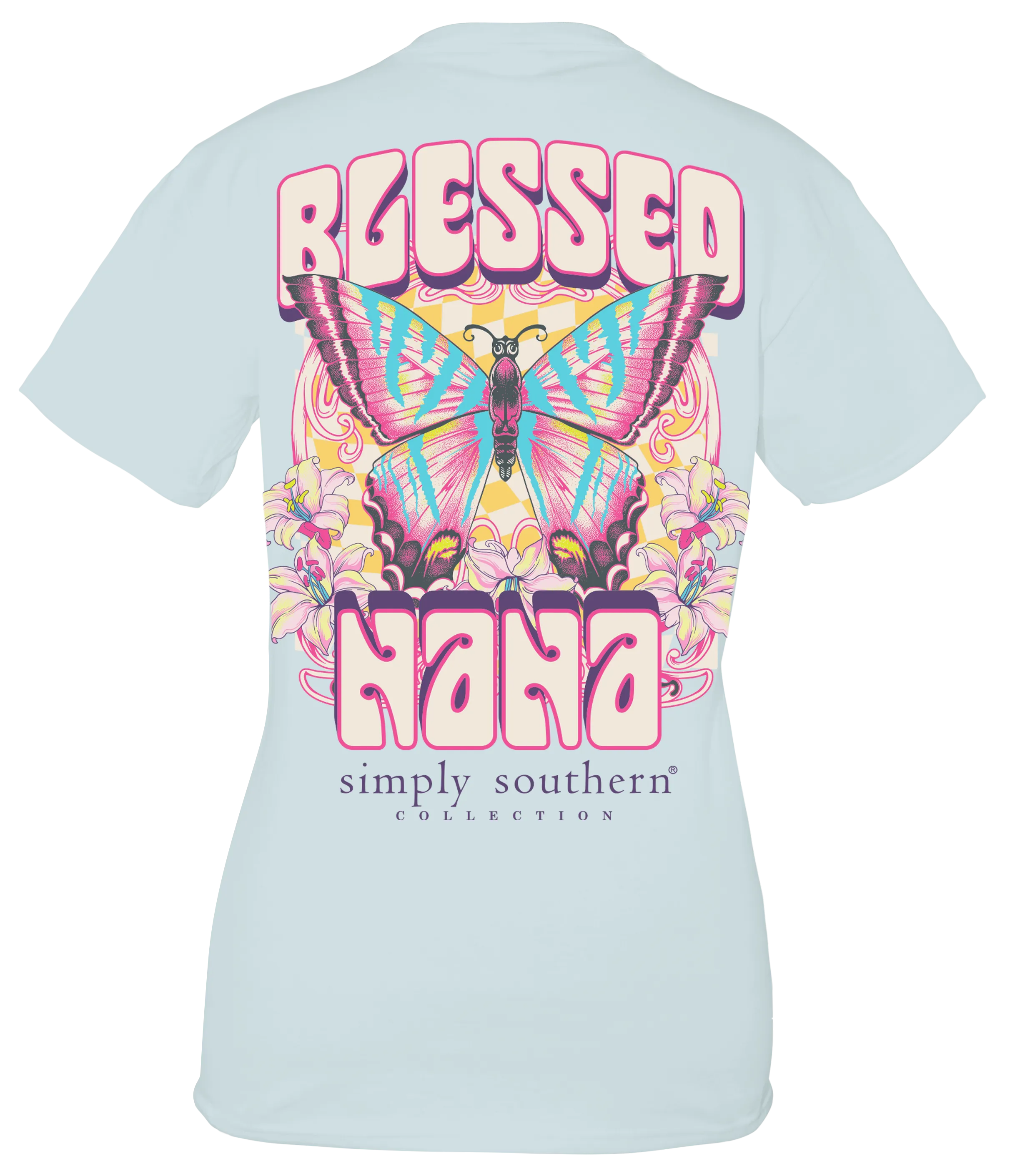 Simply Southern Retro Rock 'Blessed Nana' Butterfly Tee