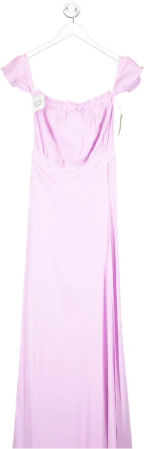 SOC FASHION Purple Flynn Skye Lilac Maxi Dress UK M