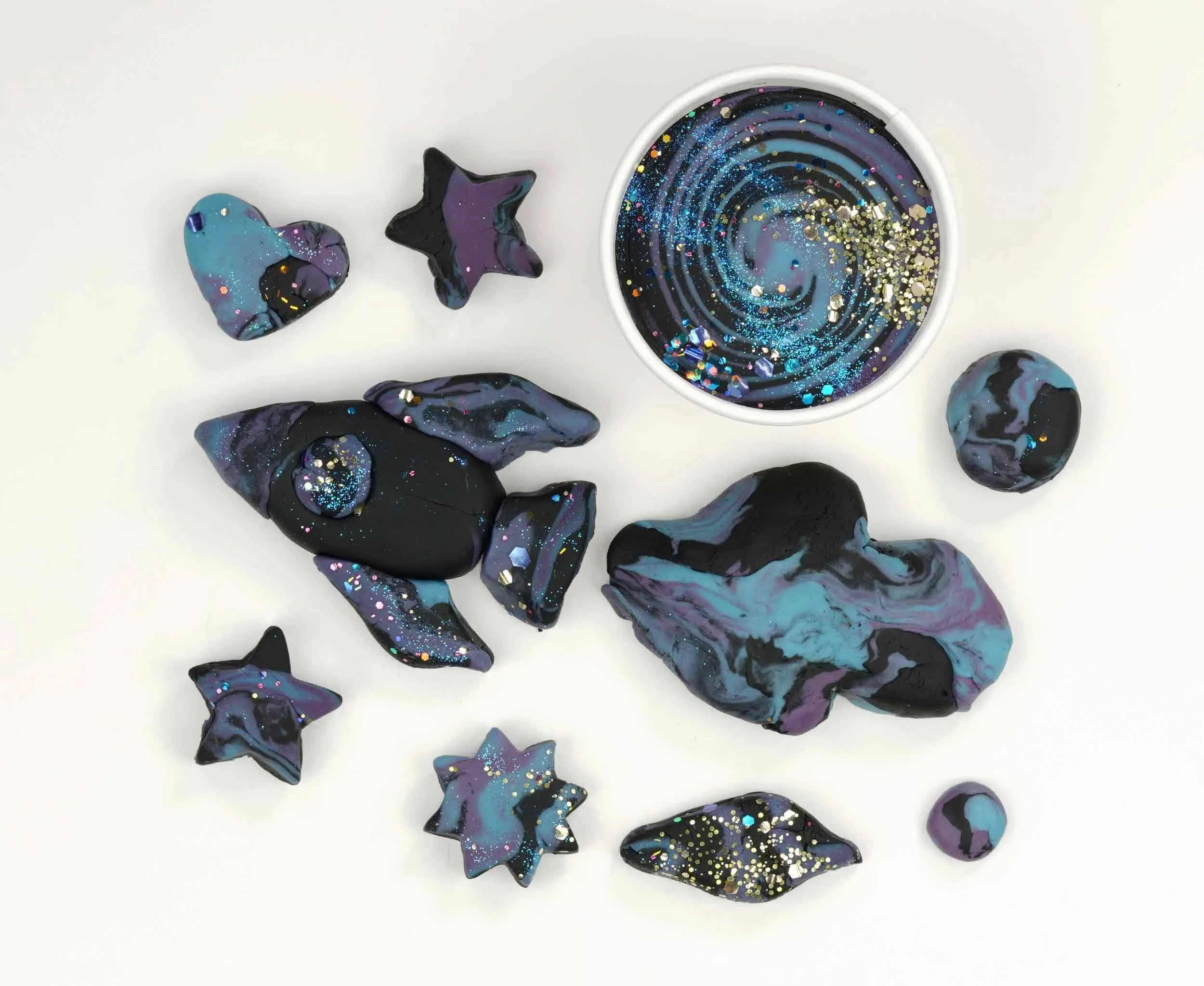 Space Galaxy Play Dough