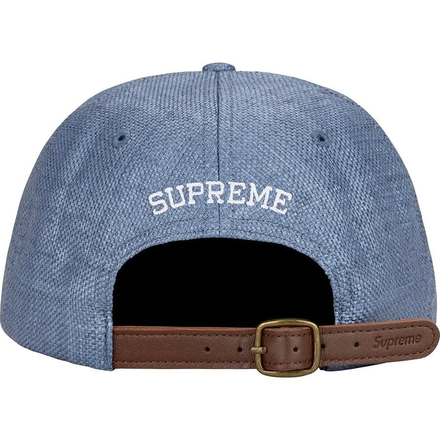 Supreme Raffia S Logo 6-Panel (Navy)