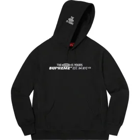 Supreme World Is Yours Hooded Sweatshirt (Black)