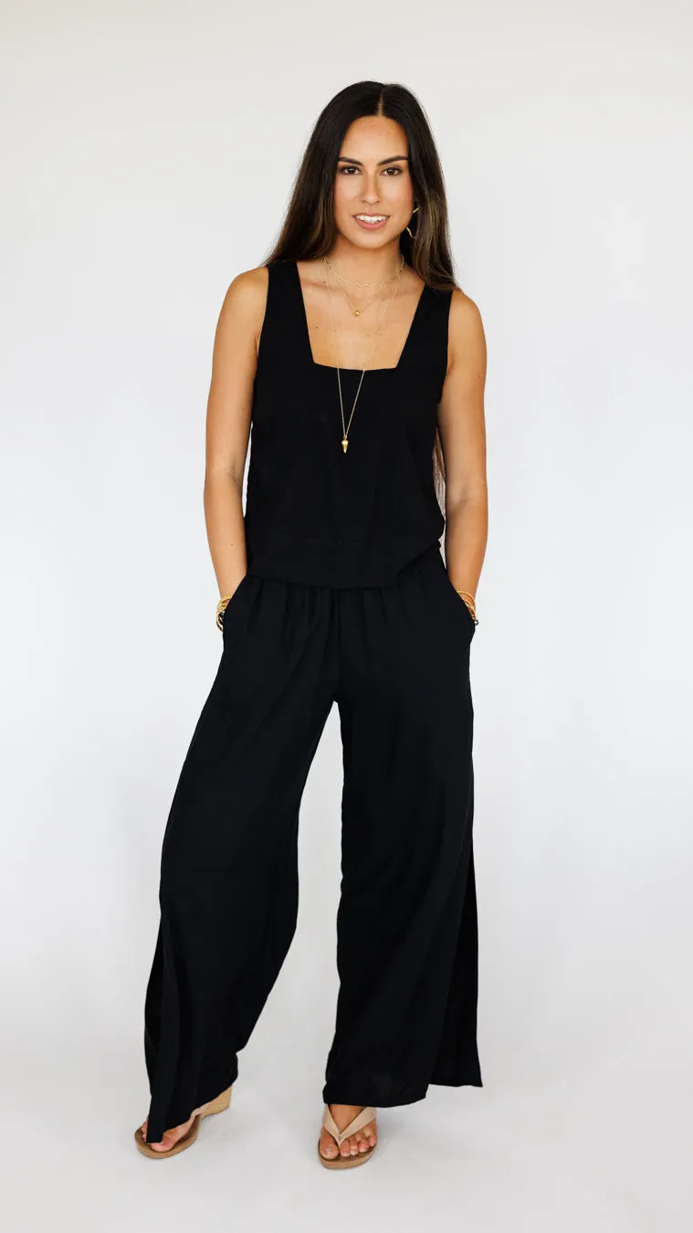 Tayla Top / Solid Black