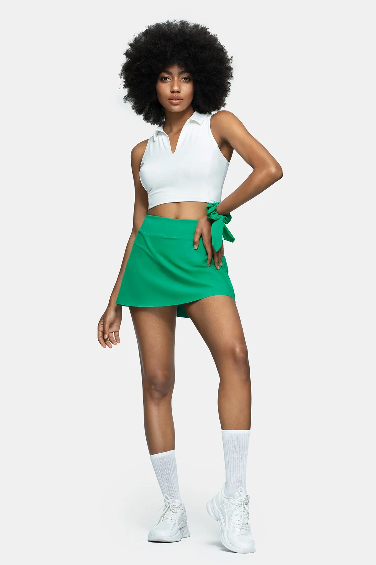 Tennis Skort with Rear Panel Seams