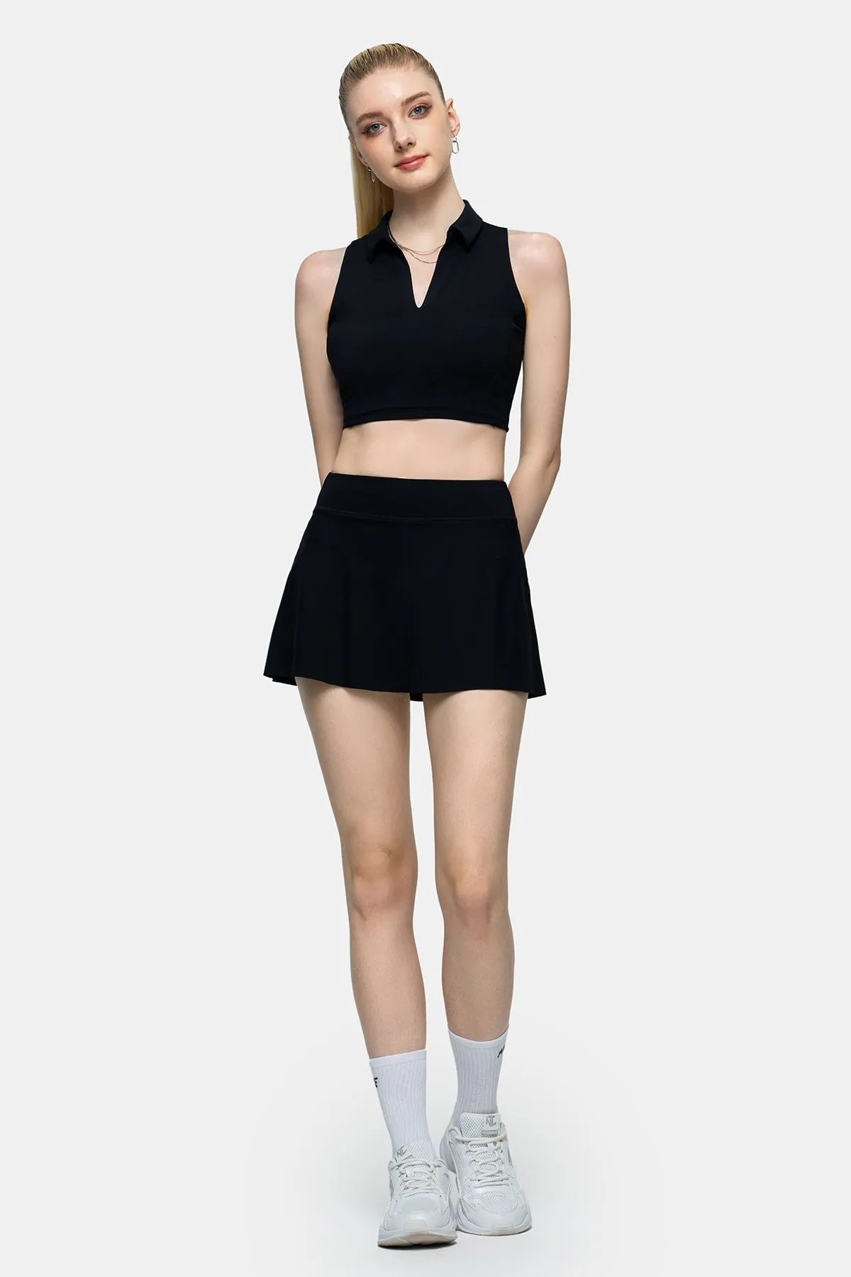 Tennis Skort with Rear Panel Seams