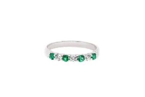 The Classic Collection: Emerald and Diamond band