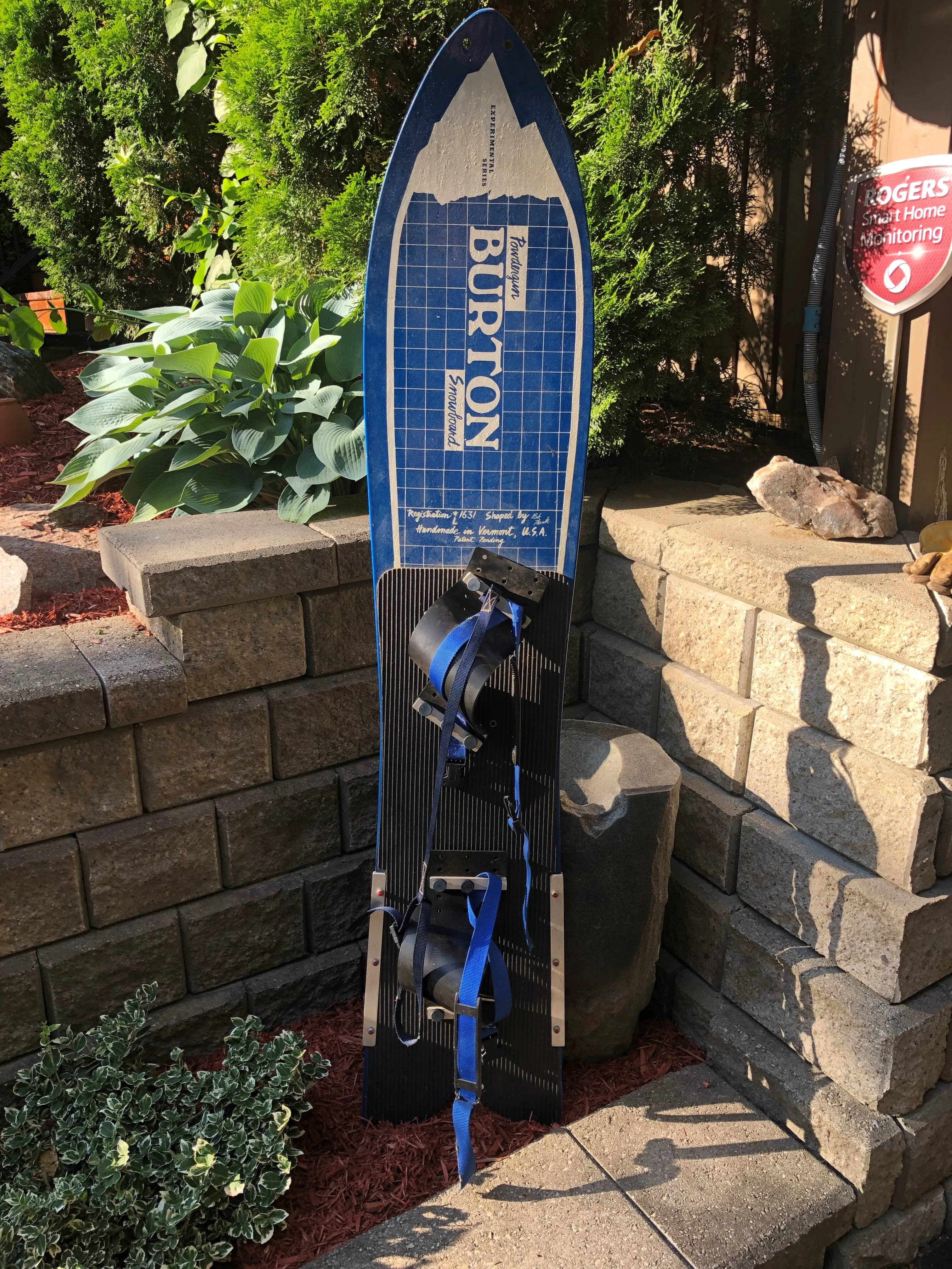 Vintage Burton Performer Experimental Series Snowboard -  Blue Powdergun