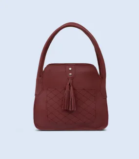 WB2387-MAROON-Women Shoulder Bag